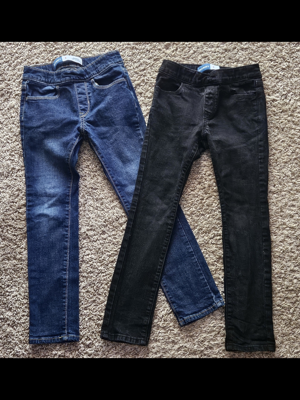 Old Navy Kids Denim Jeans - Blue & Black